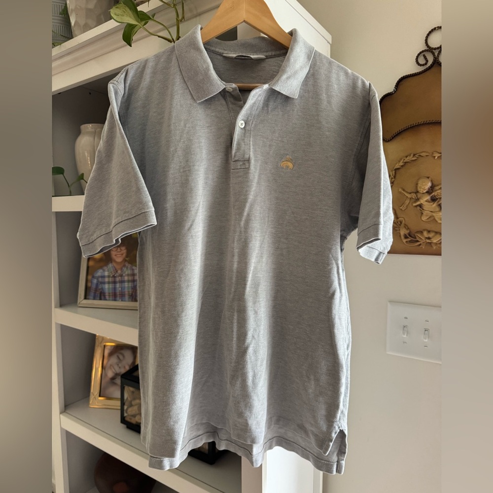 Brooks Brothers Heather Gray Polo Shirt